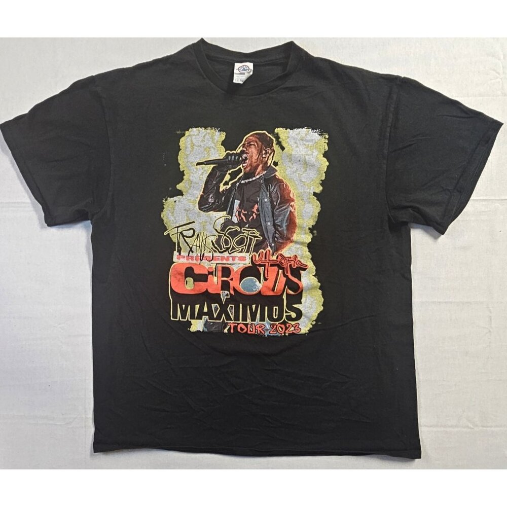 Travis Scott Presents 2023 Utopia Circus Maximus Tour T-Shirt Size XL